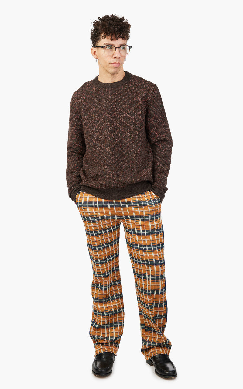 Wales Bonner Henri Sweater Brown & Orange