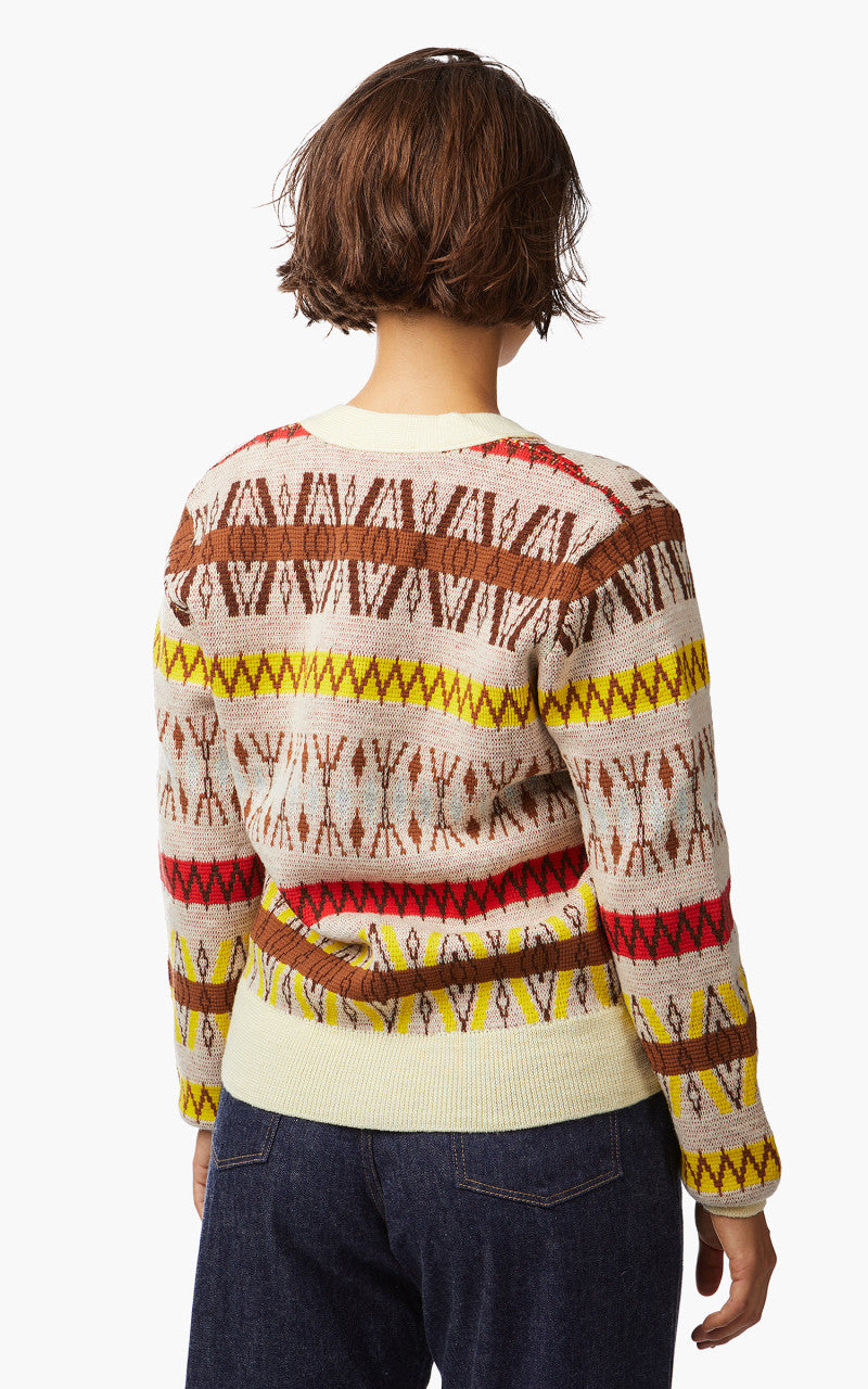 Wales Bonner Orchestra Cardigan Pale Yellow Multi
