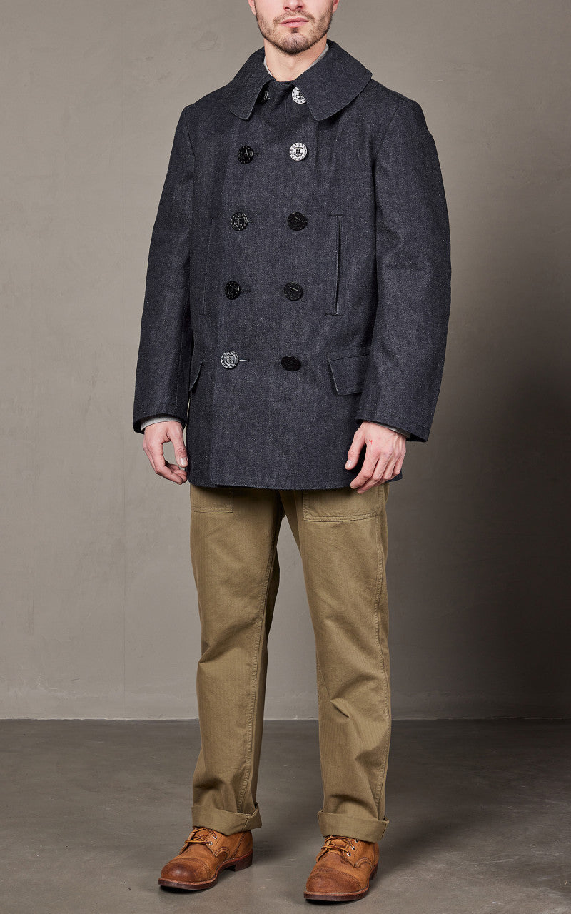 Warehouse & Co. Lot 2205 U.S. Navy 13Stars Pea Coat Indigo