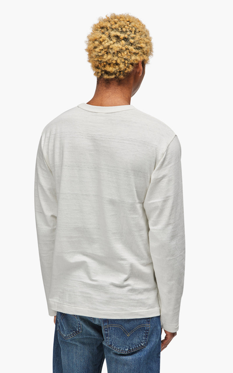 Warehouse & Co. Lot 5906 Long Sleeve T-Shirt Off White