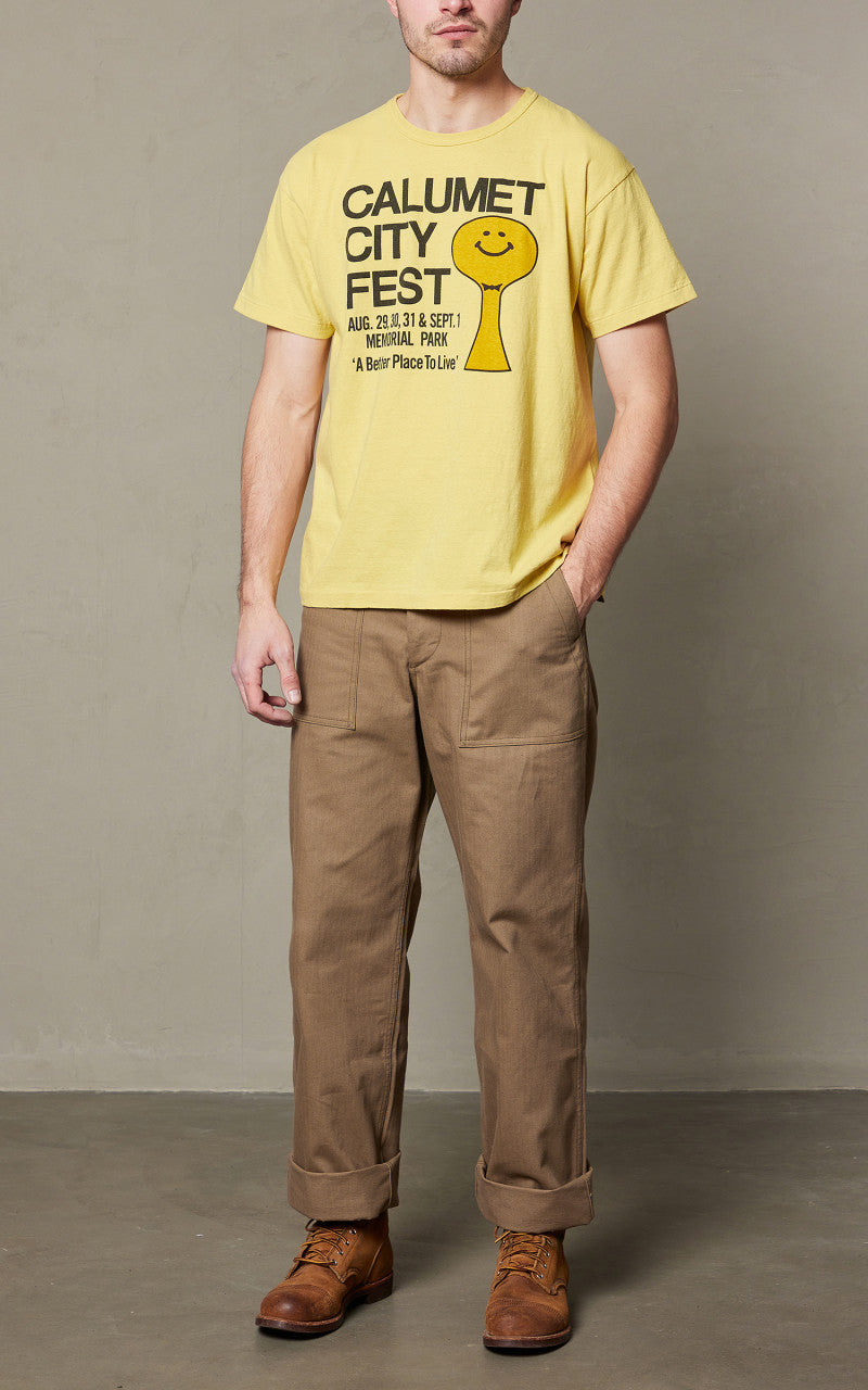 Warehouse & Co. Lot 4064 Calumet City Fest T-Shirt Yellow