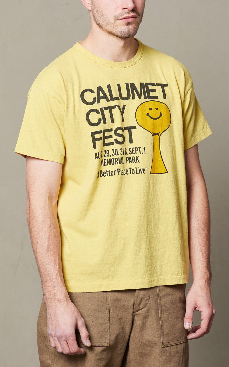 Warehouse & Co. Lot 4064 Calumet City Fest T-Shirt Yellow