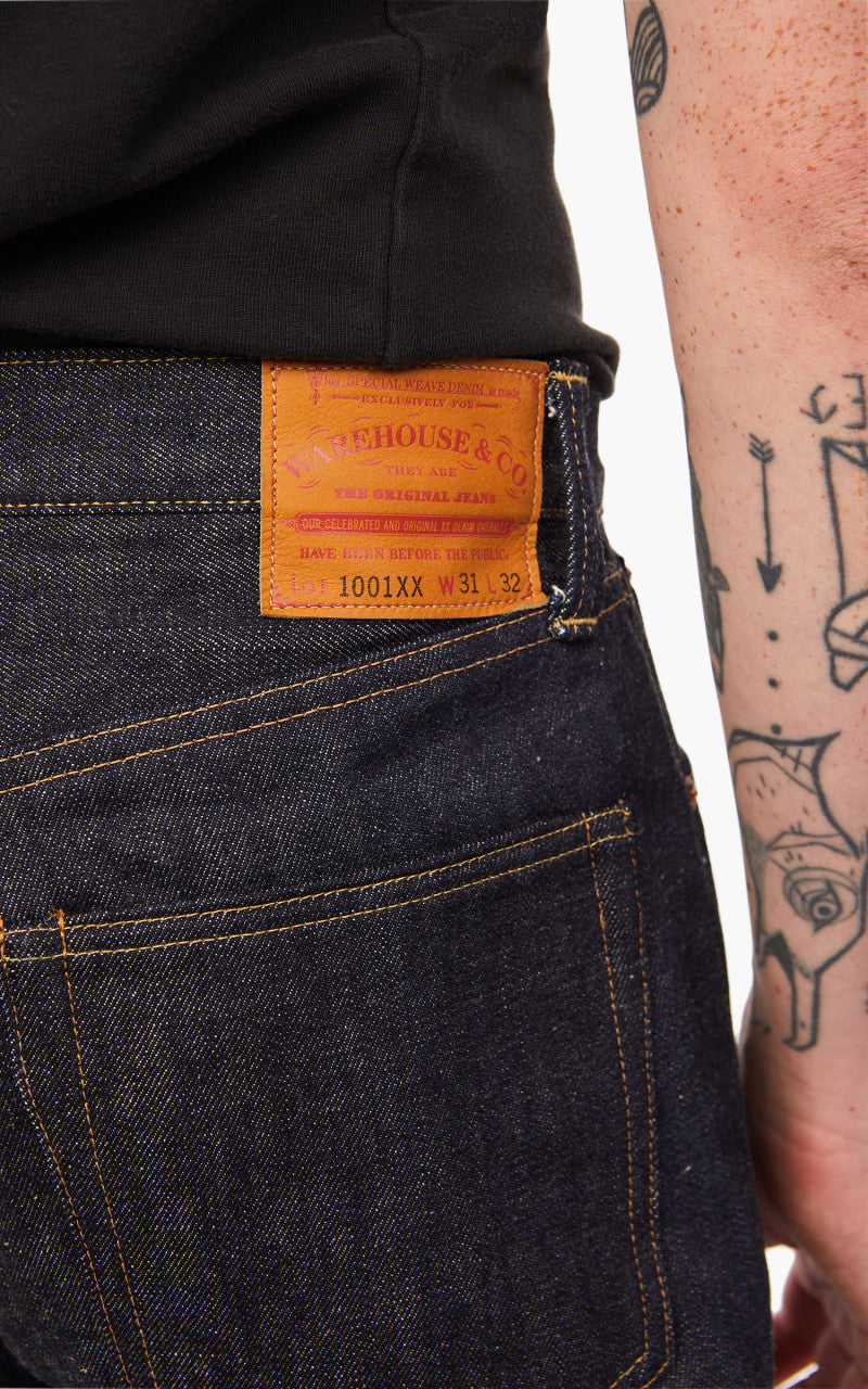 Warehouse & Co. Lot 1001XX Heavy Ounces Jeans Unwashed Indigo