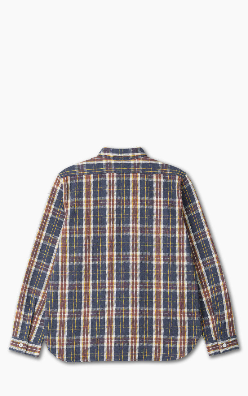 Warehouse & Co. Lot 3104 Flannel Shirt O/W Pattern C Navy