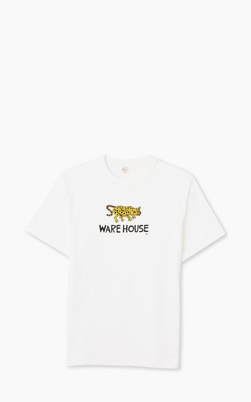 Warehouse & Co. Lot 4601 Jaguar T-Shirt Off White