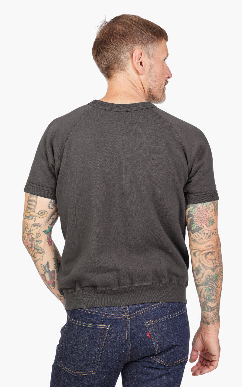 Warehouse & Co. Lot 4085 Short Sleeve Pocket Sweatshirt Charcoal