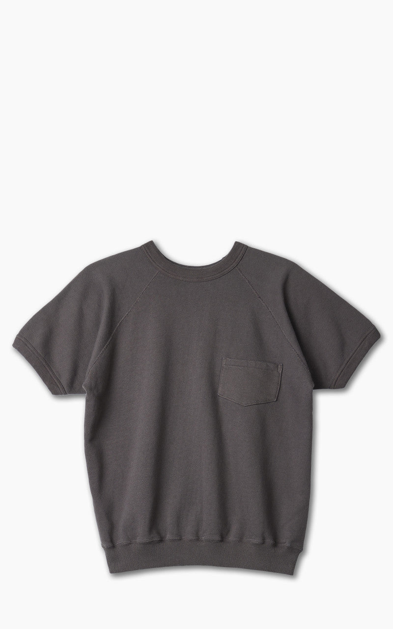 Warehouse & Co. Lot 4085 Short Sleeve Pocket Sweatshirt Charcoal