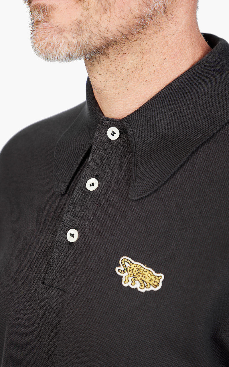 Warehouse & Co. Lot 4090 Pique Polo Shirt Jaguar Black