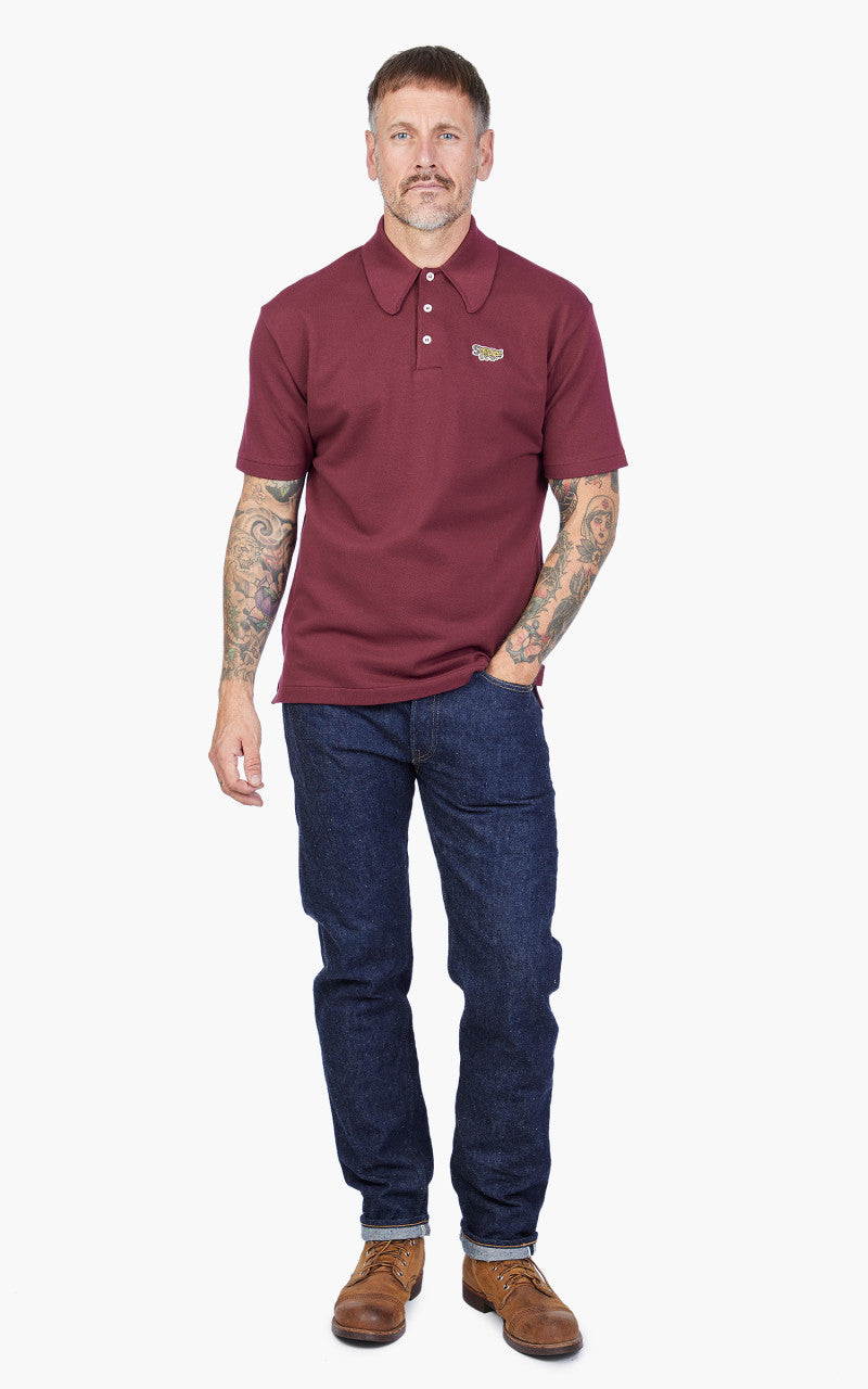 Warehouse & Co. Lot 4090 Pique Polo Shirt Jaguar Bordeaux