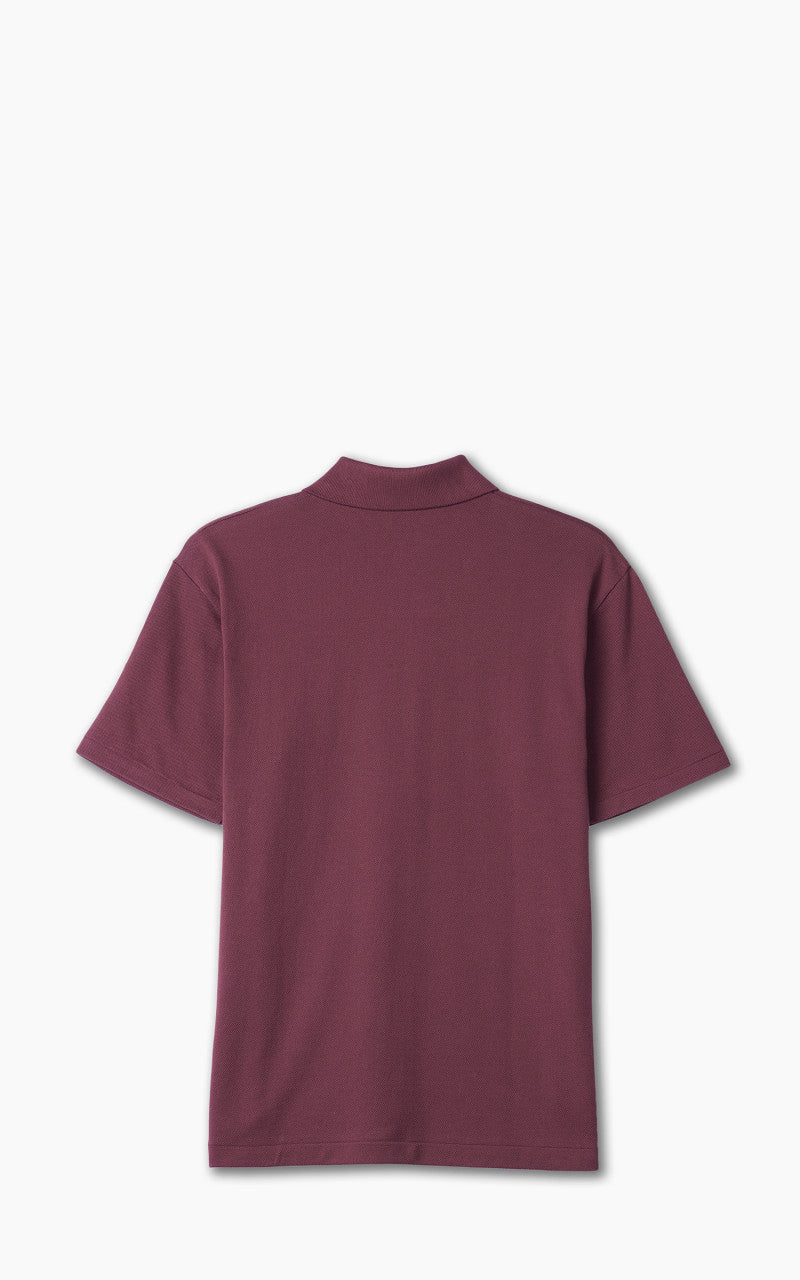 Warehouse & Co. Lot 4090 Pique Polo Shirt Jaguar Bordeaux