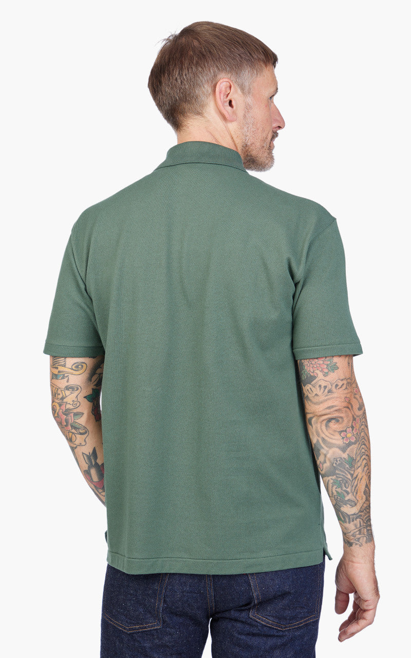 Warehouse & Co. Lot 4090 Pique Polo Shirt Jaguar Green