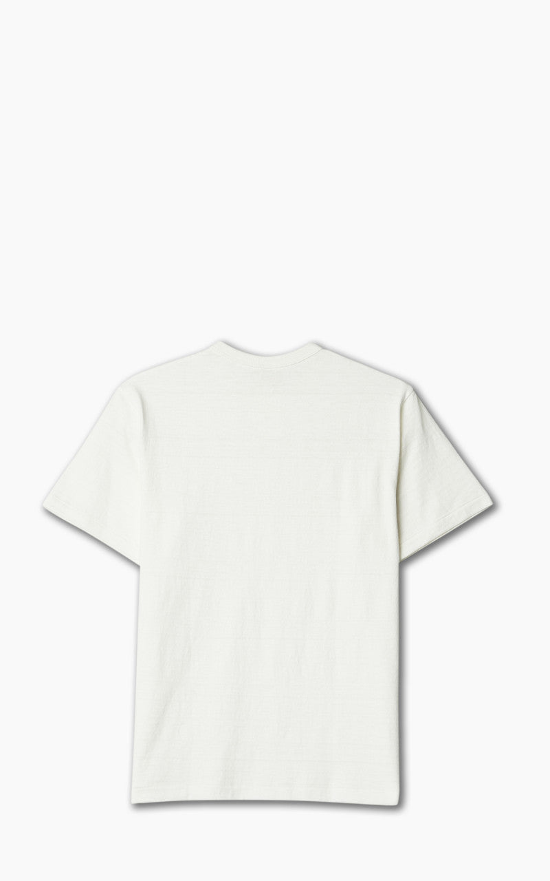 Warehouse & Co. 4082 One Button Henley T-Shirt Off White