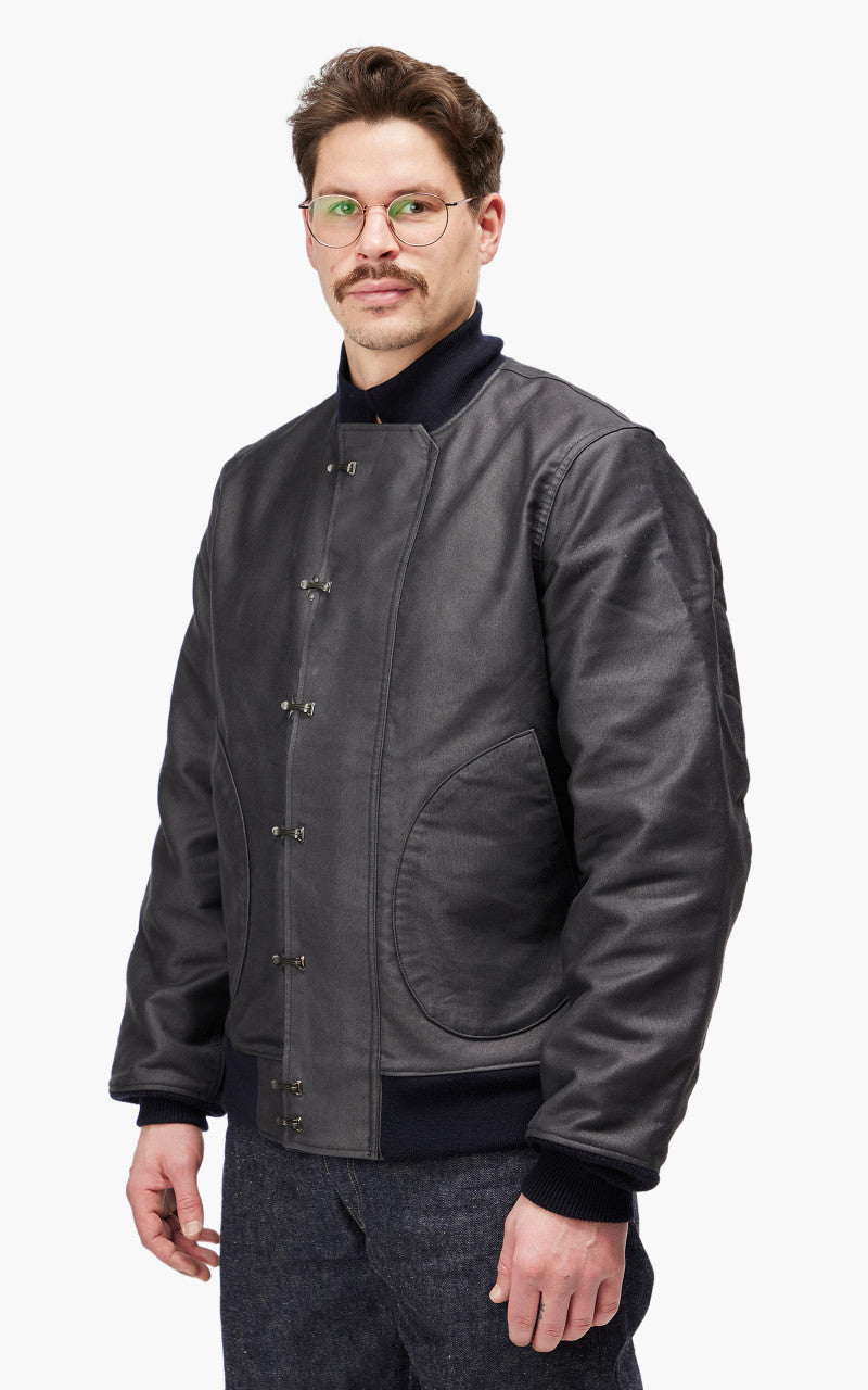 Warehouse & Co. 2182 N-1 Winter Jacket 7Hook Front Navy Blue