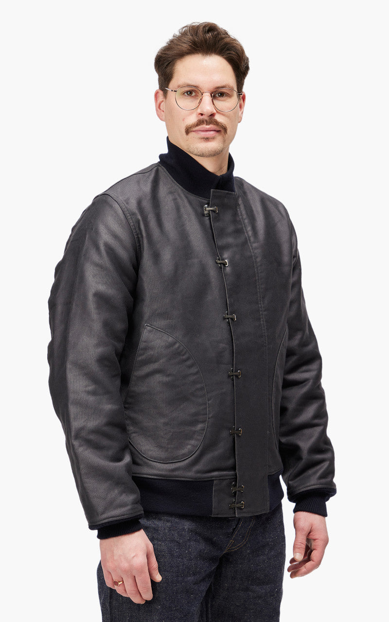 Warehouse & Co. 2182 N-1 Winter Jacket 7Hook Front Navy Blue