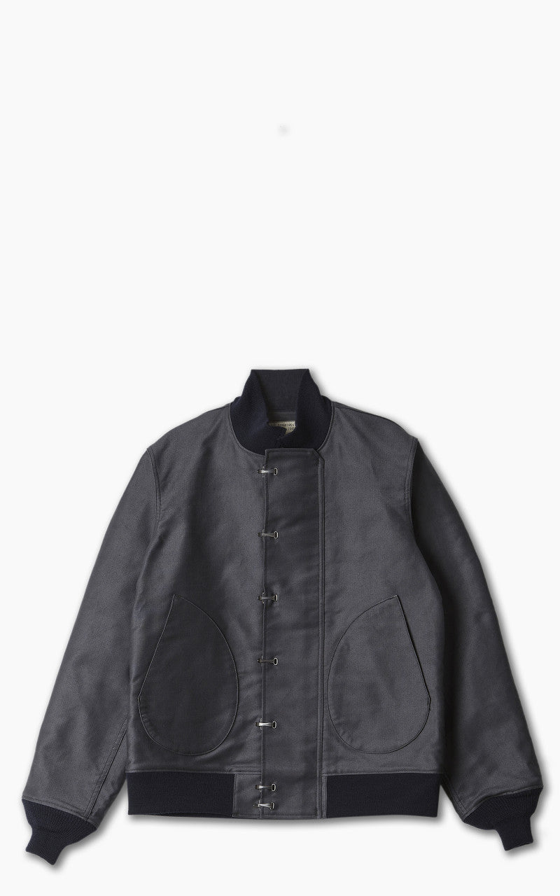 Warehouse & Co. 2182 N-1 Winter Jacket 7Hook Front Navy Blue