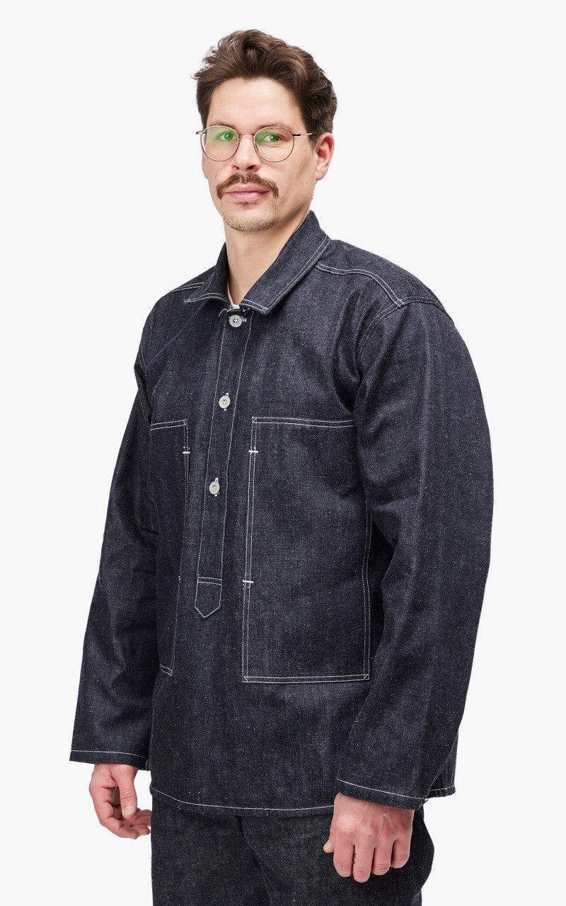 Warehouse & Co. 2187 U.S. Army Denim Pullover Indigo Denim
