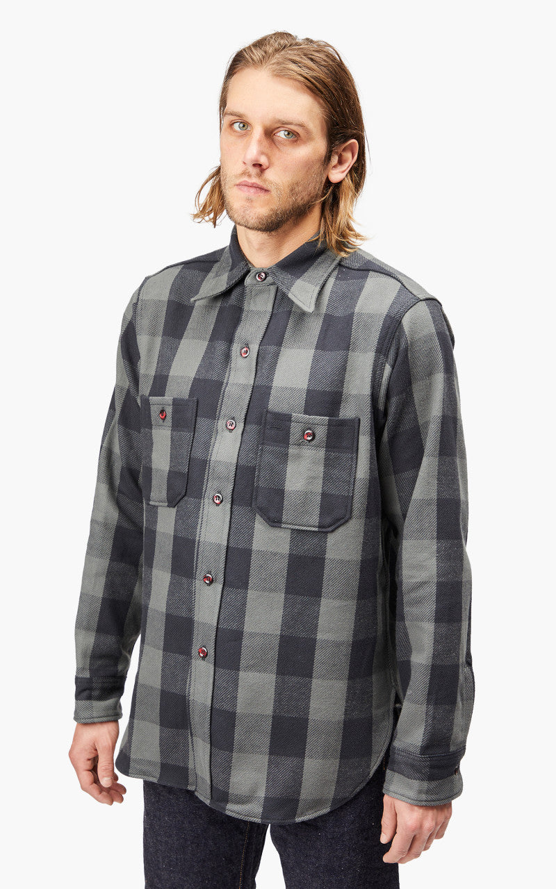Warehouse & Co. 3104 Flannel Shirt Charcoal