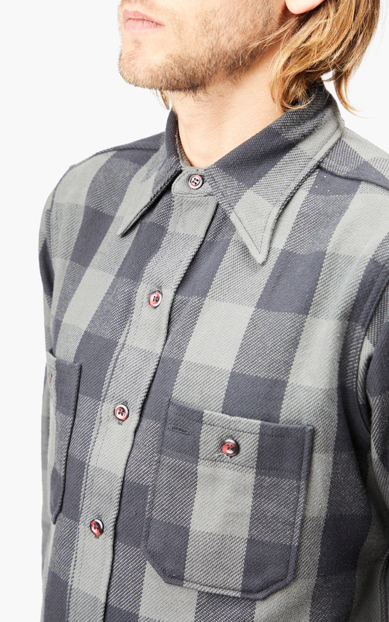 Warehouse & Co. 3104 Flannel Shirt Charcoal