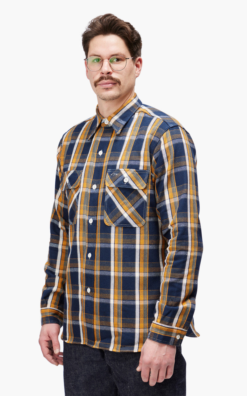 Warehouse & Co. 3104 Flannel Shirt Navy
