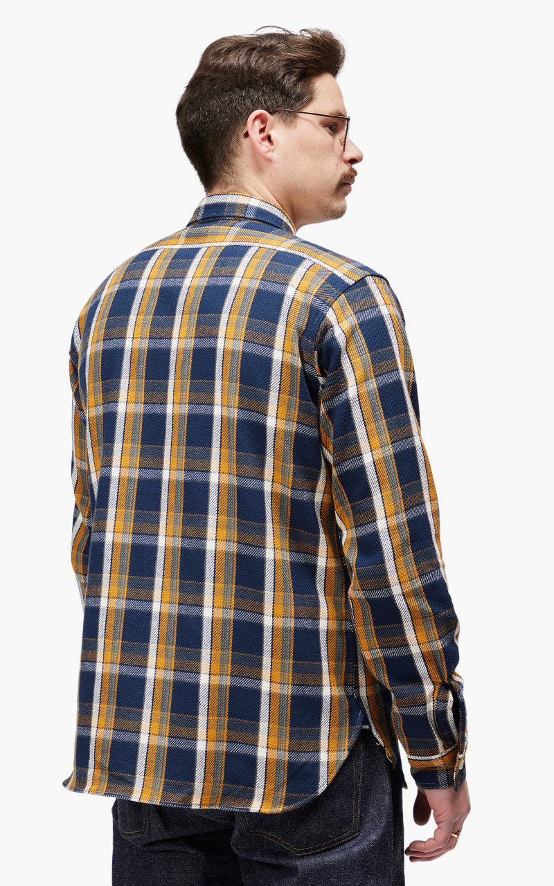 Warehouse & Co. 3104 Flannel Shirt Navy