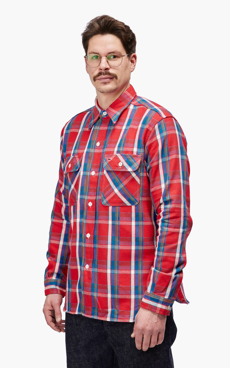 Warehouse & Co. 3104 Flannel Shirt Red