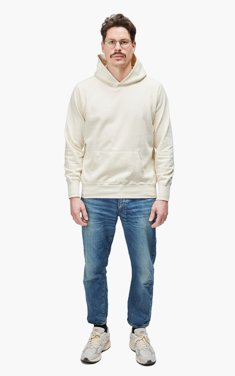 Warehouse & Co. 462 No Print Hoodie Cream