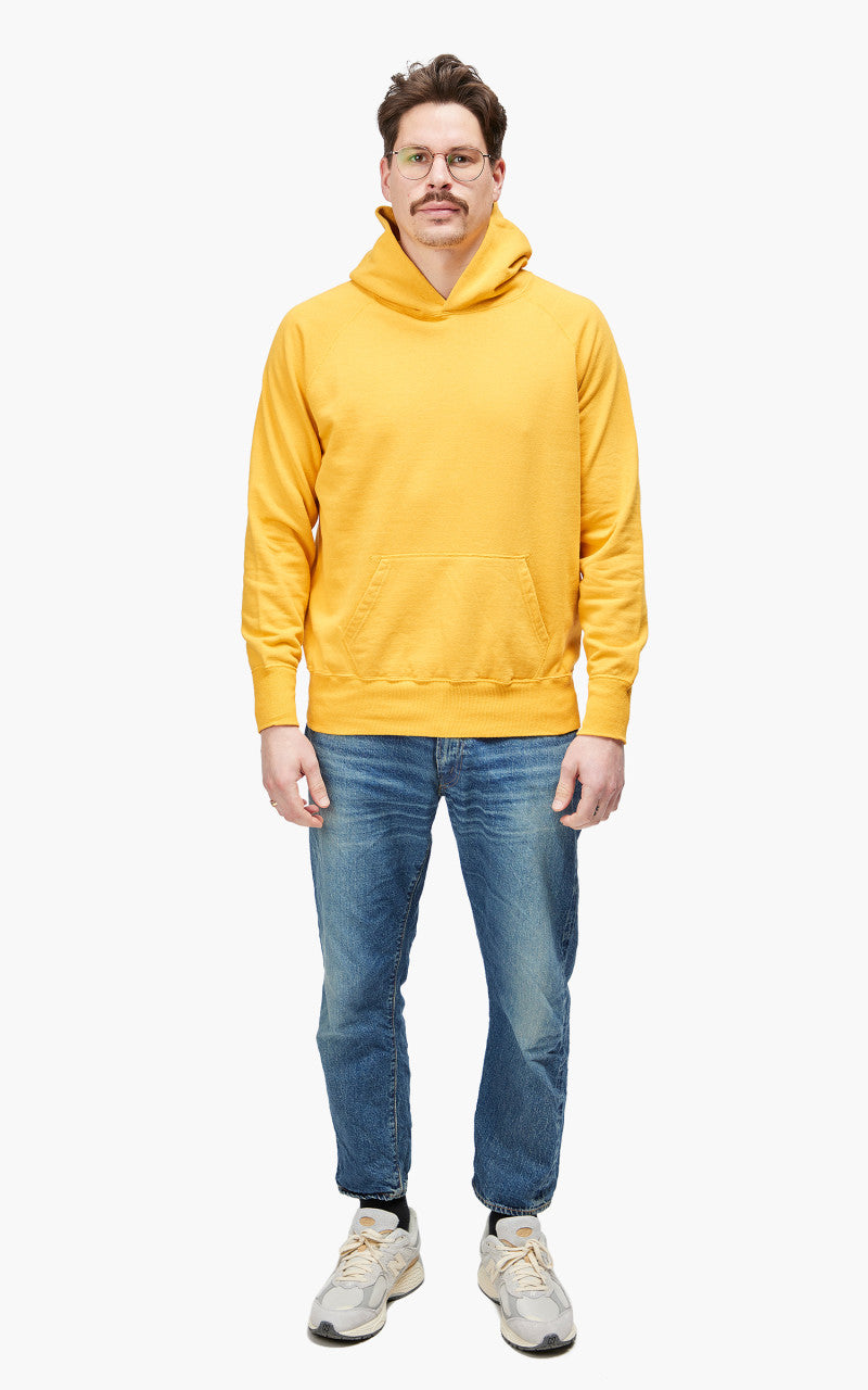 Warehouse & Co. 462 No Print Hoodie Yellow