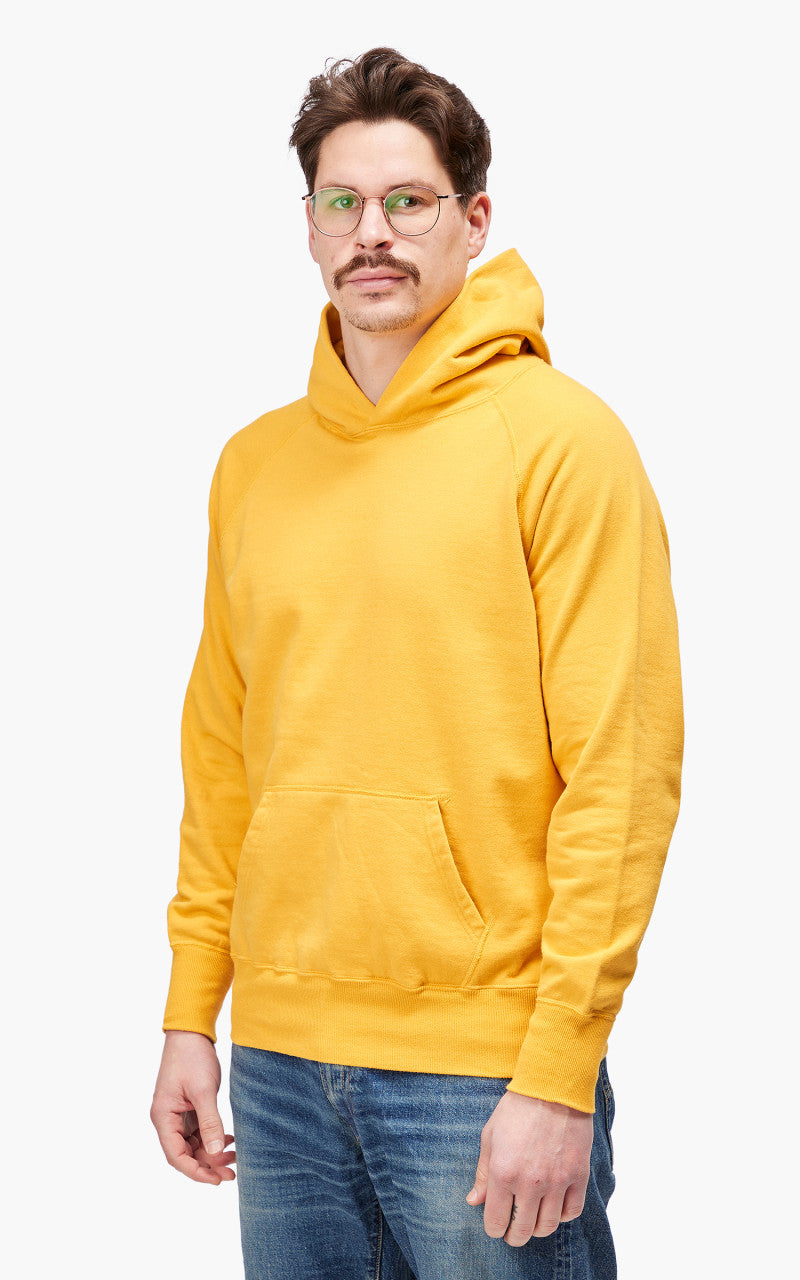 Warehouse & Co. 462 No Print Hoodie Yellow