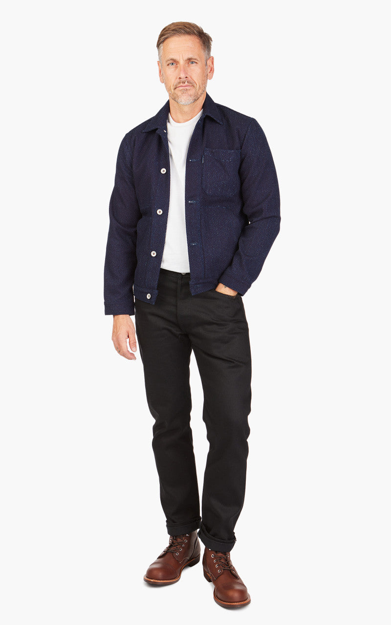 Wingman Denim Sashiko Jacket Indigo 12.5oz