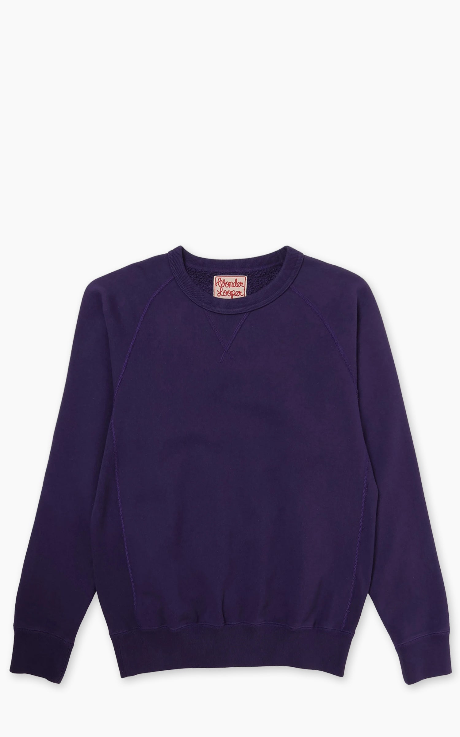 Wonder Looper Pullover Crewneck Super Looper French Terry Purple