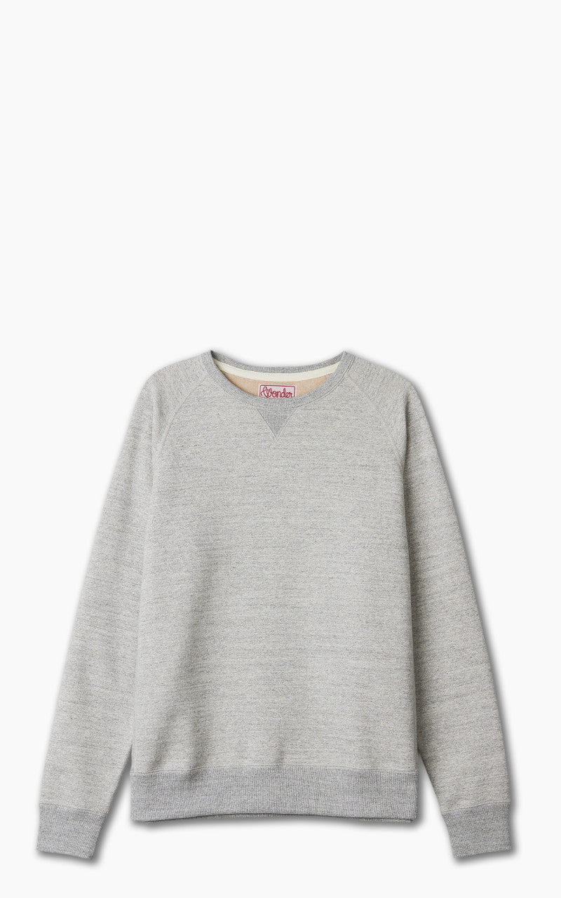 Wonder Looper Pullover Crewneck Fleeced Fox Fiber Heather Grey