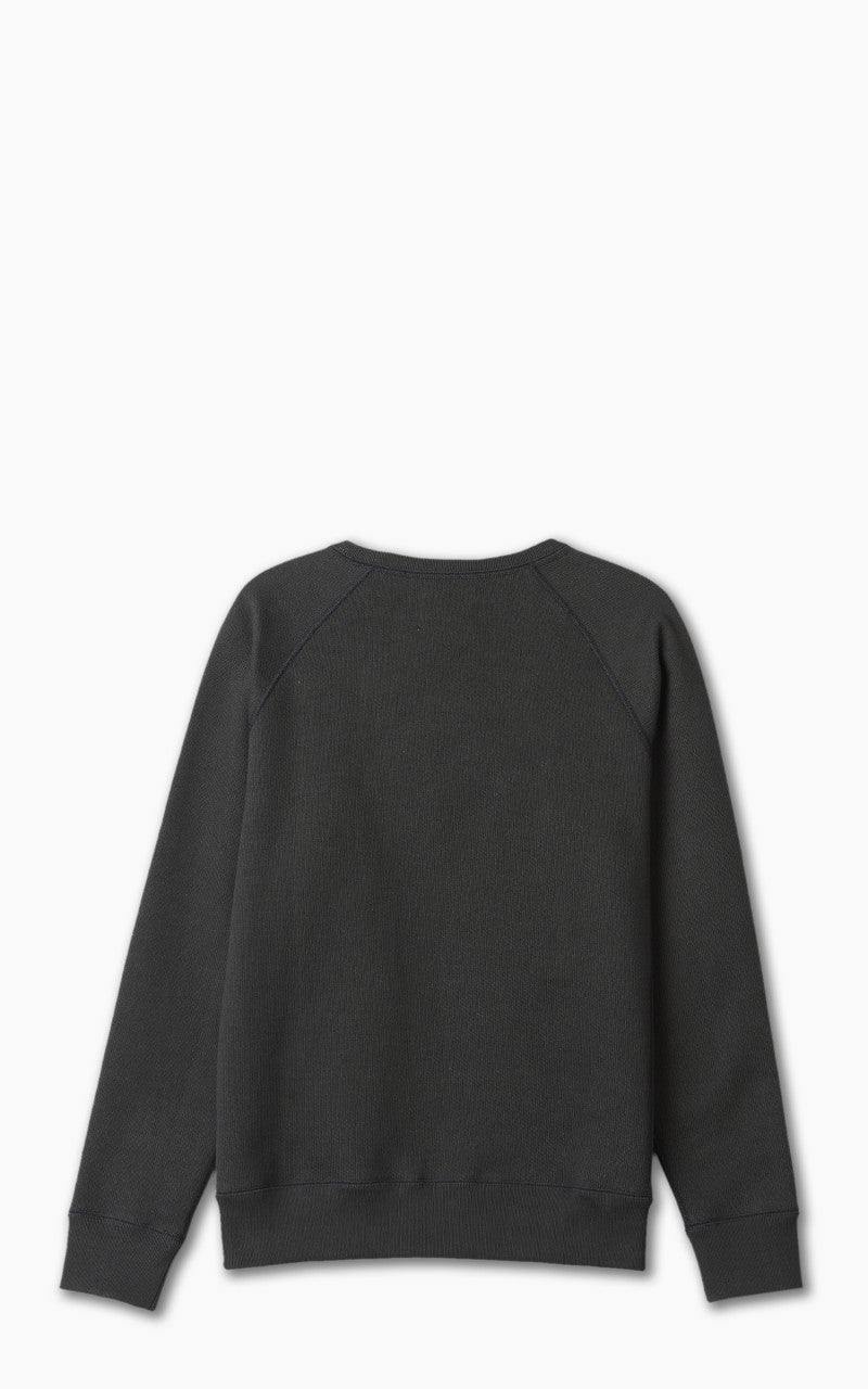 Wonder Looper Pullover Crewneck 701gsm Double Heavyweight French Terry Sumi Black
