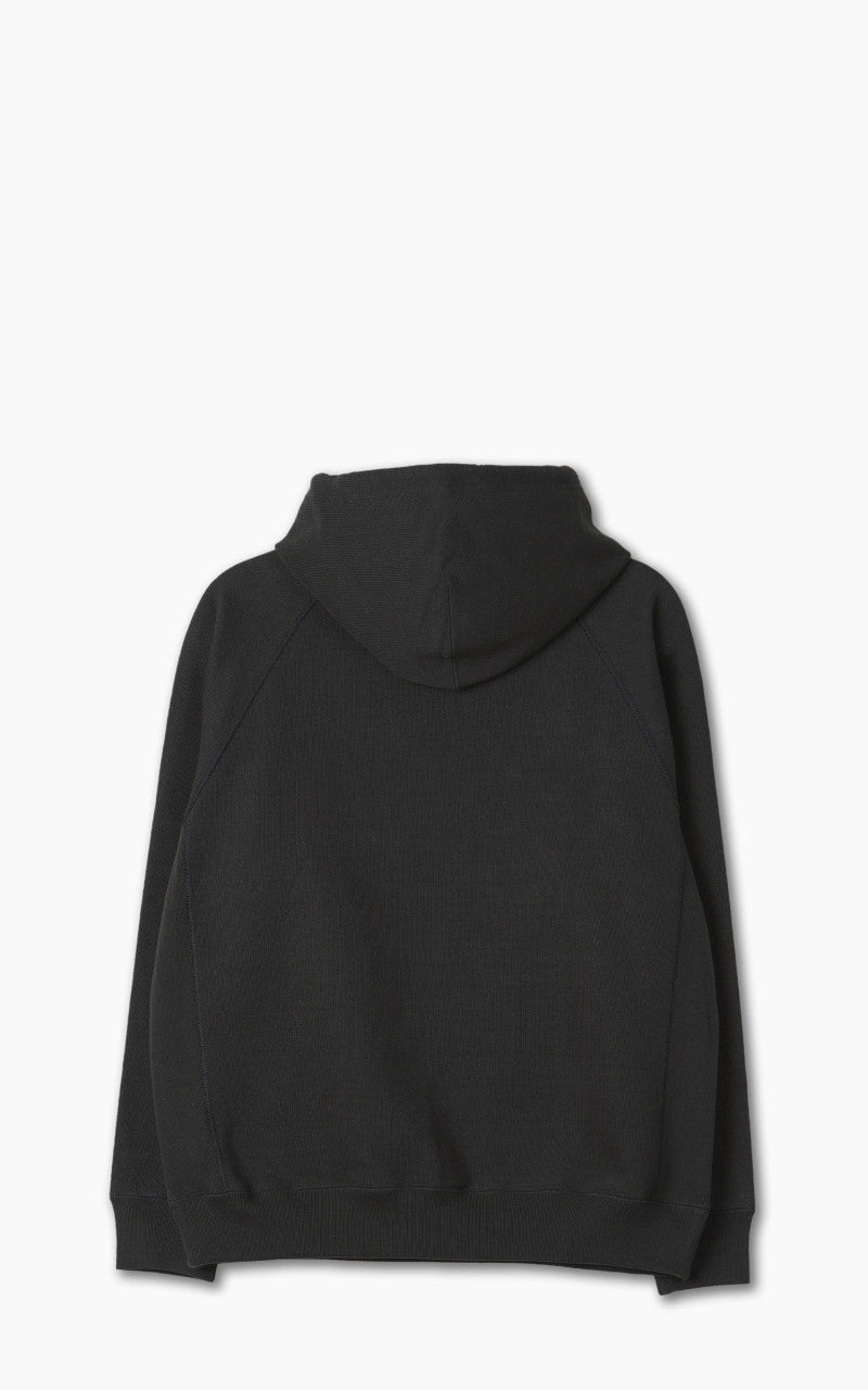 Wonder Looper Pullover Hoodie Double Heavyweight French Terry Sumi Black