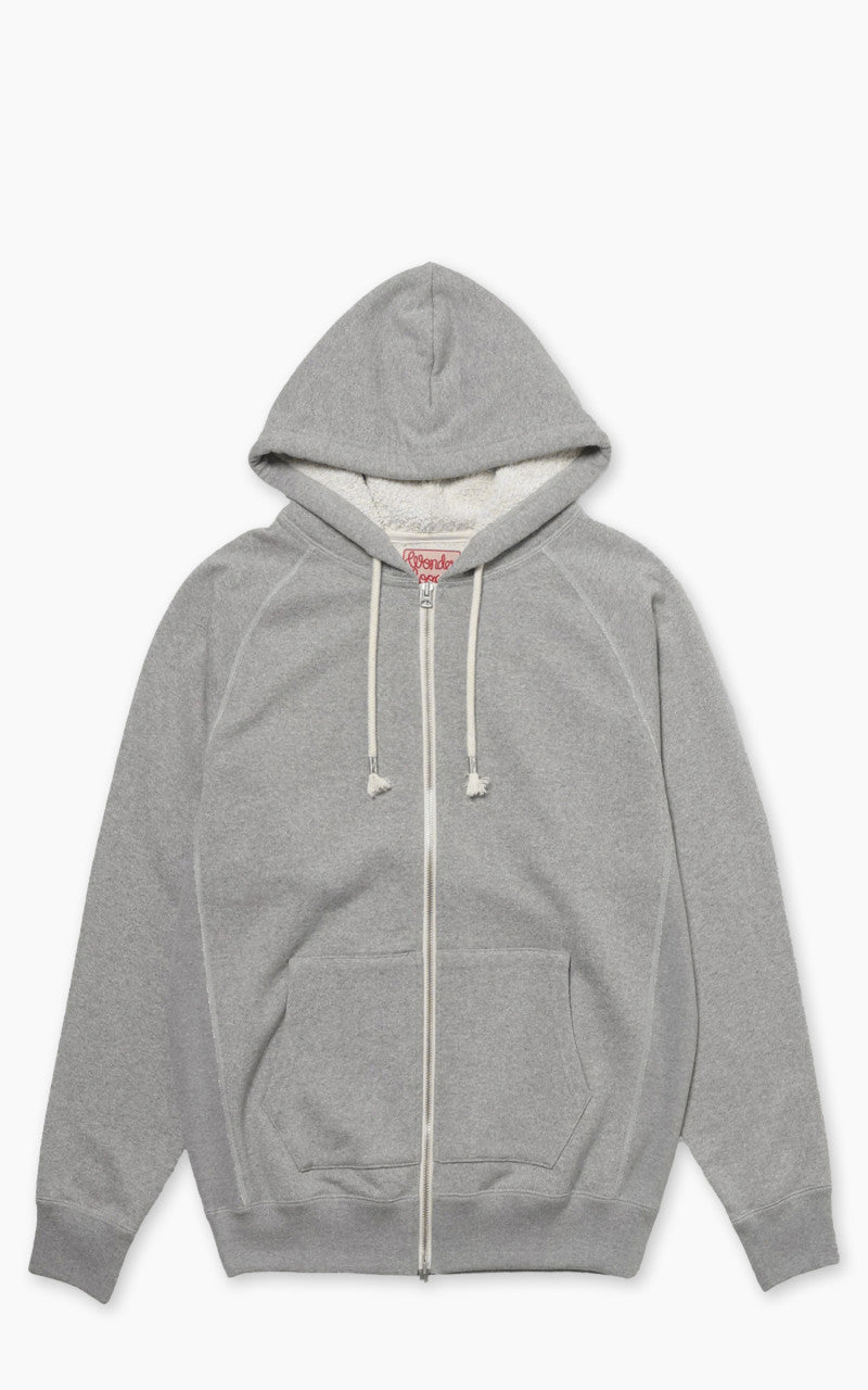 Wonder Looper Zip Hoodie Super Looper French Terry Heather Grey