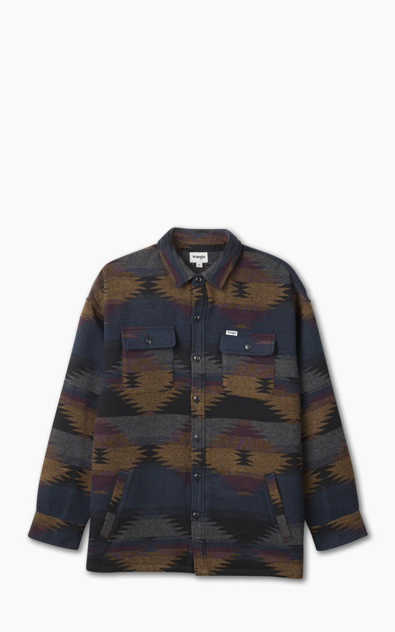 Wrangler Overshirt Leather Brown
