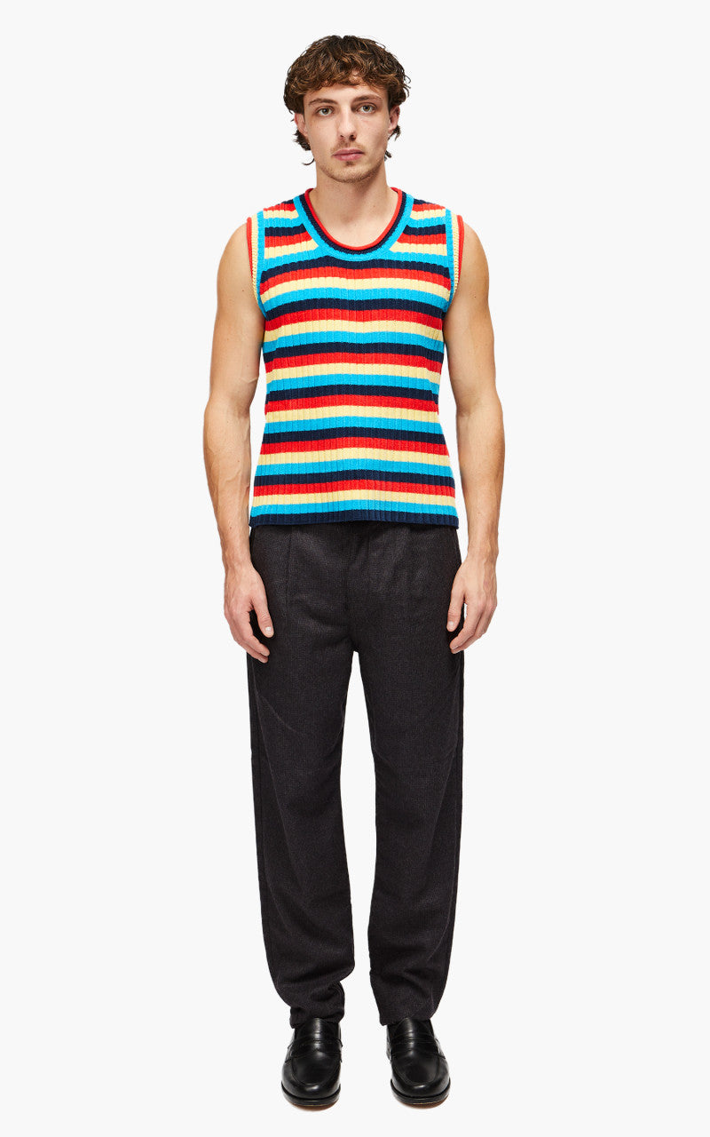 Wales Bonner Choir Vest Blue Multi Stripe