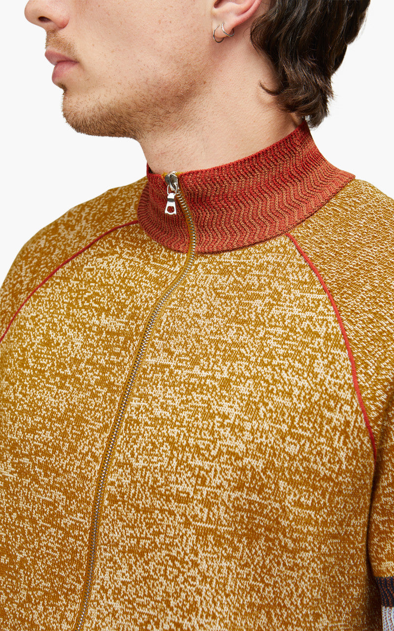 Wales Bonner Golden Zip Up Gold