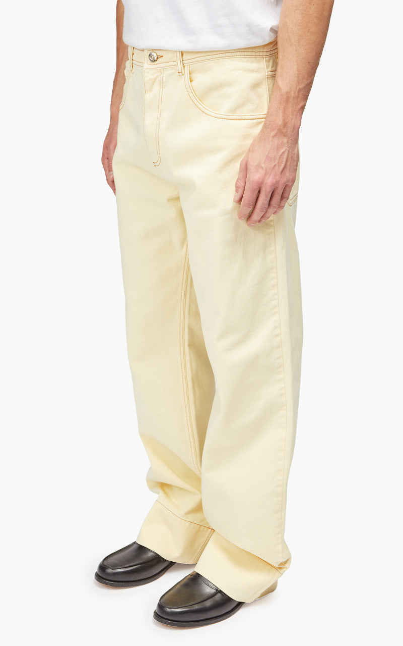 Wales Bonner Sunrise Jeans Pale Yellow