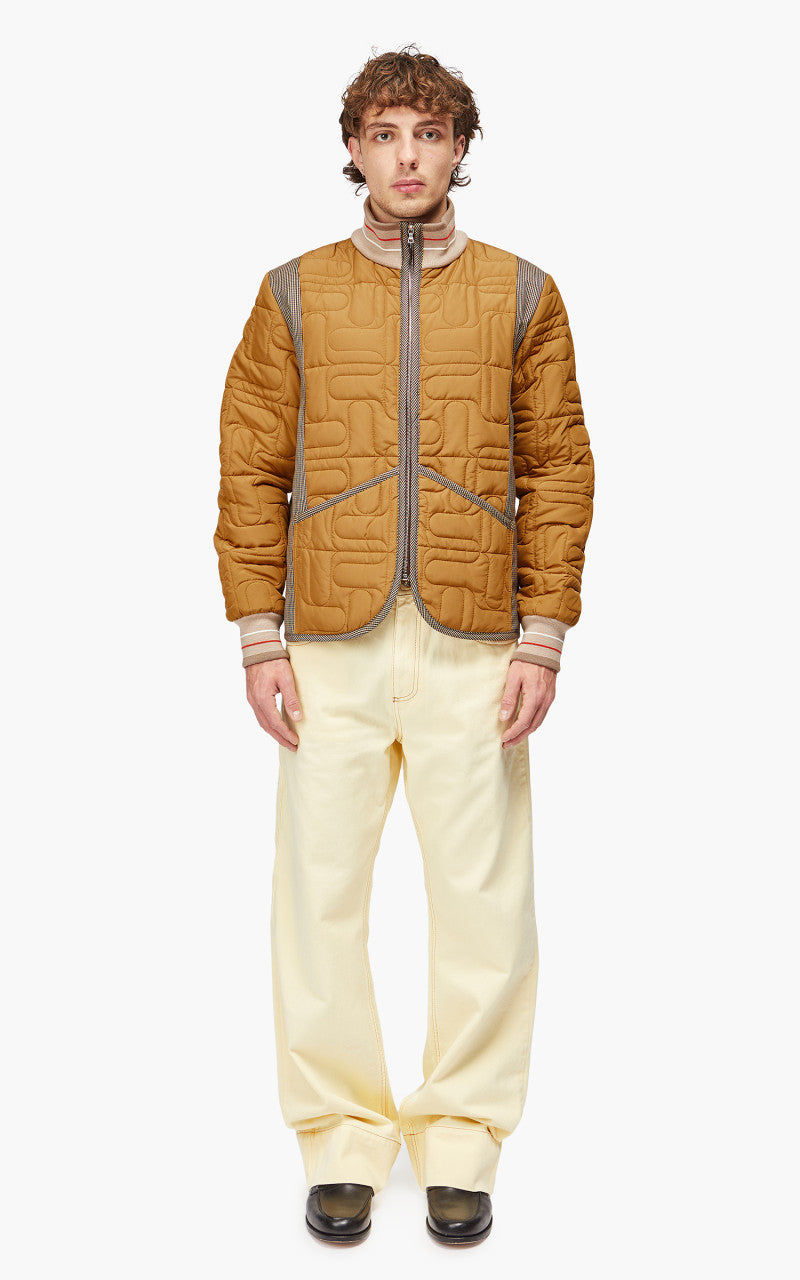 Wales Bonner Expression Zip Up Jacket Sand