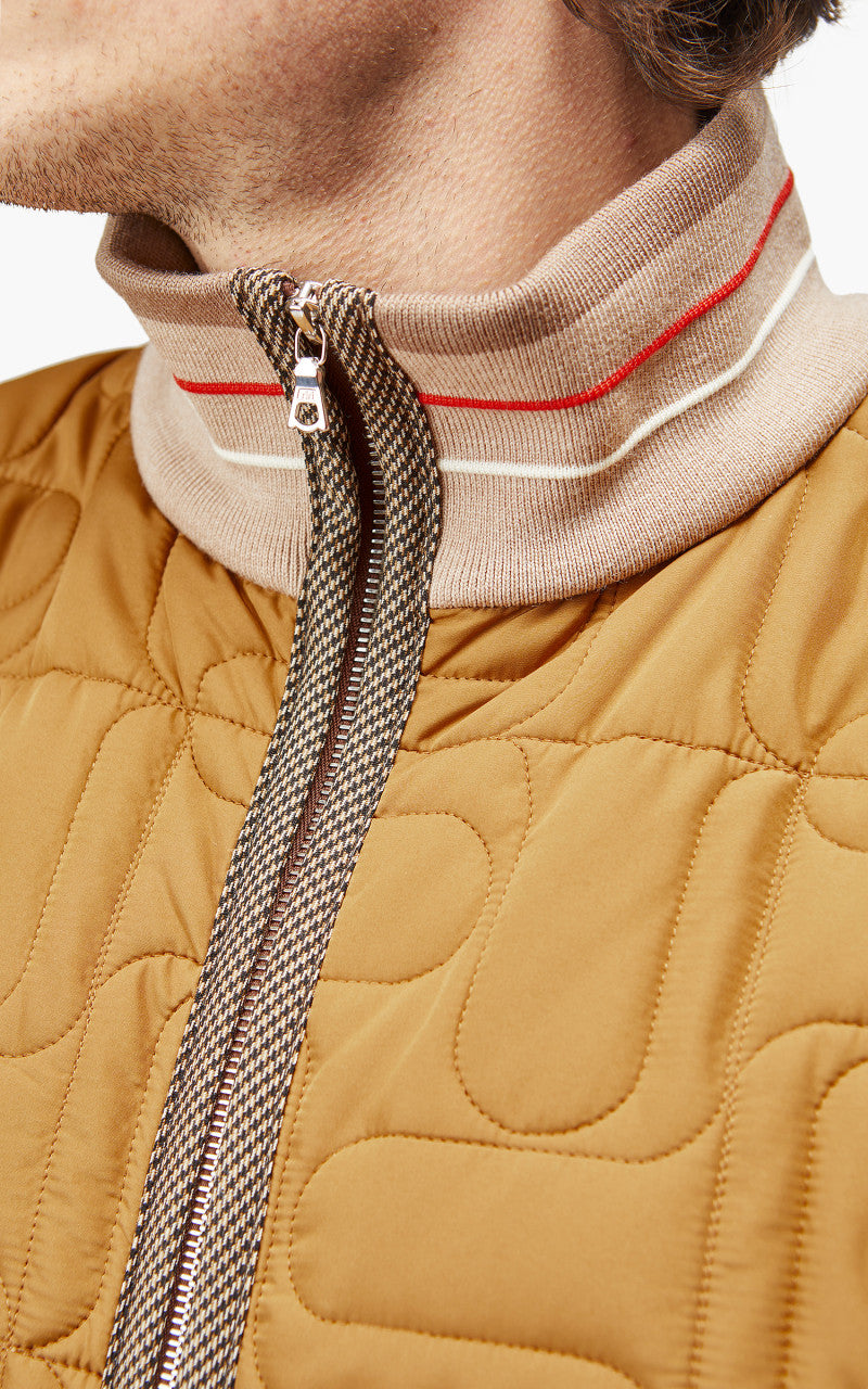 Wales Bonner Expression Zip Up Jacket Sand