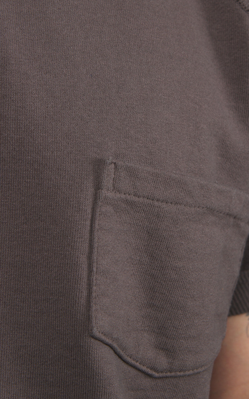 Warehouse & Co. Lot 4105 Short Sleeve Pocket Sweatshirt Black