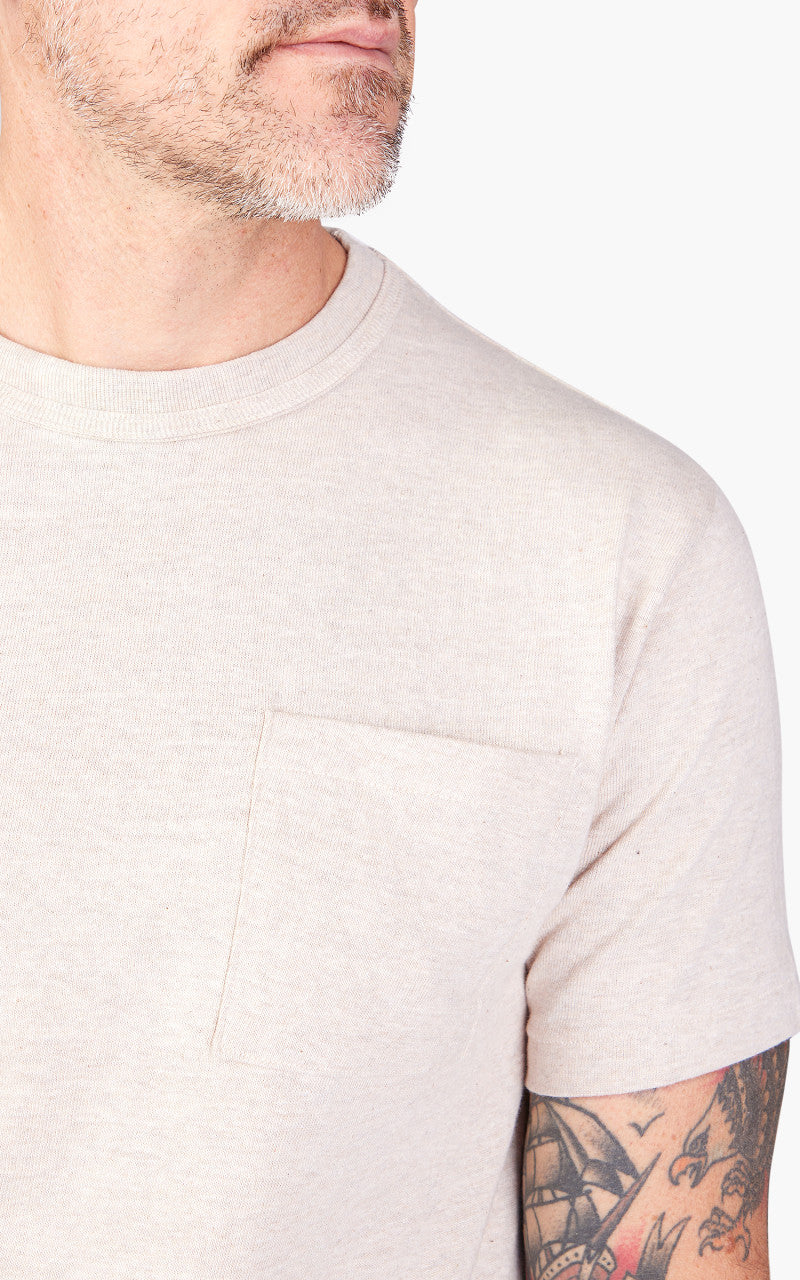 Warehouse & Co. 4601 Pocket T-Shirt Oatmeal