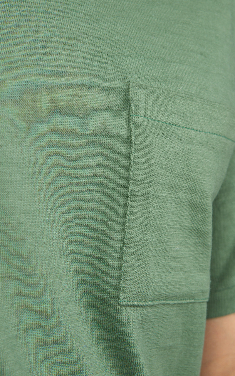 Warehouse & Co. Lot 4601P Pocket T-Shirt MC Green
