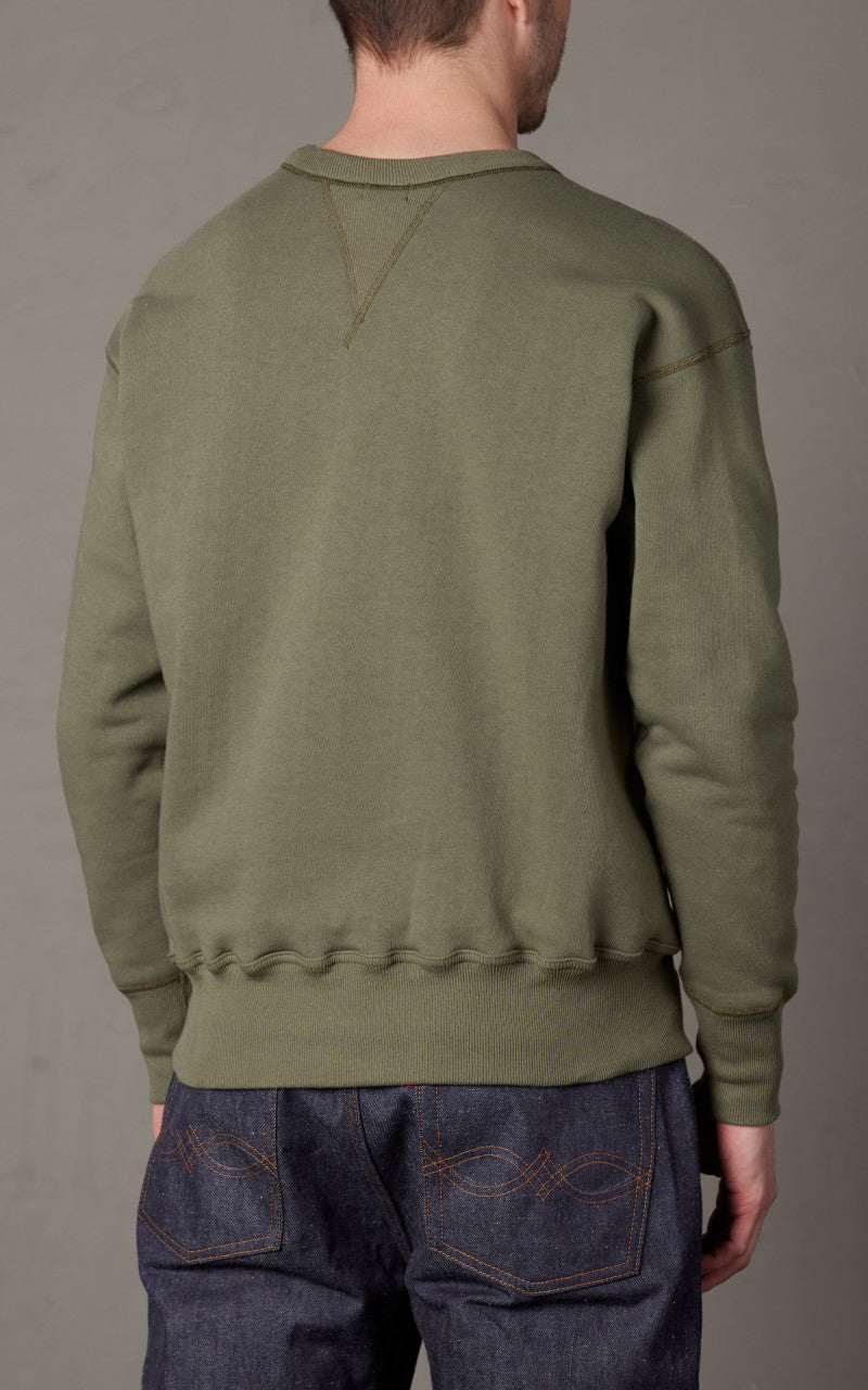 Warehouse & Co. Lot 401 Plain Sweatshirt OD Green