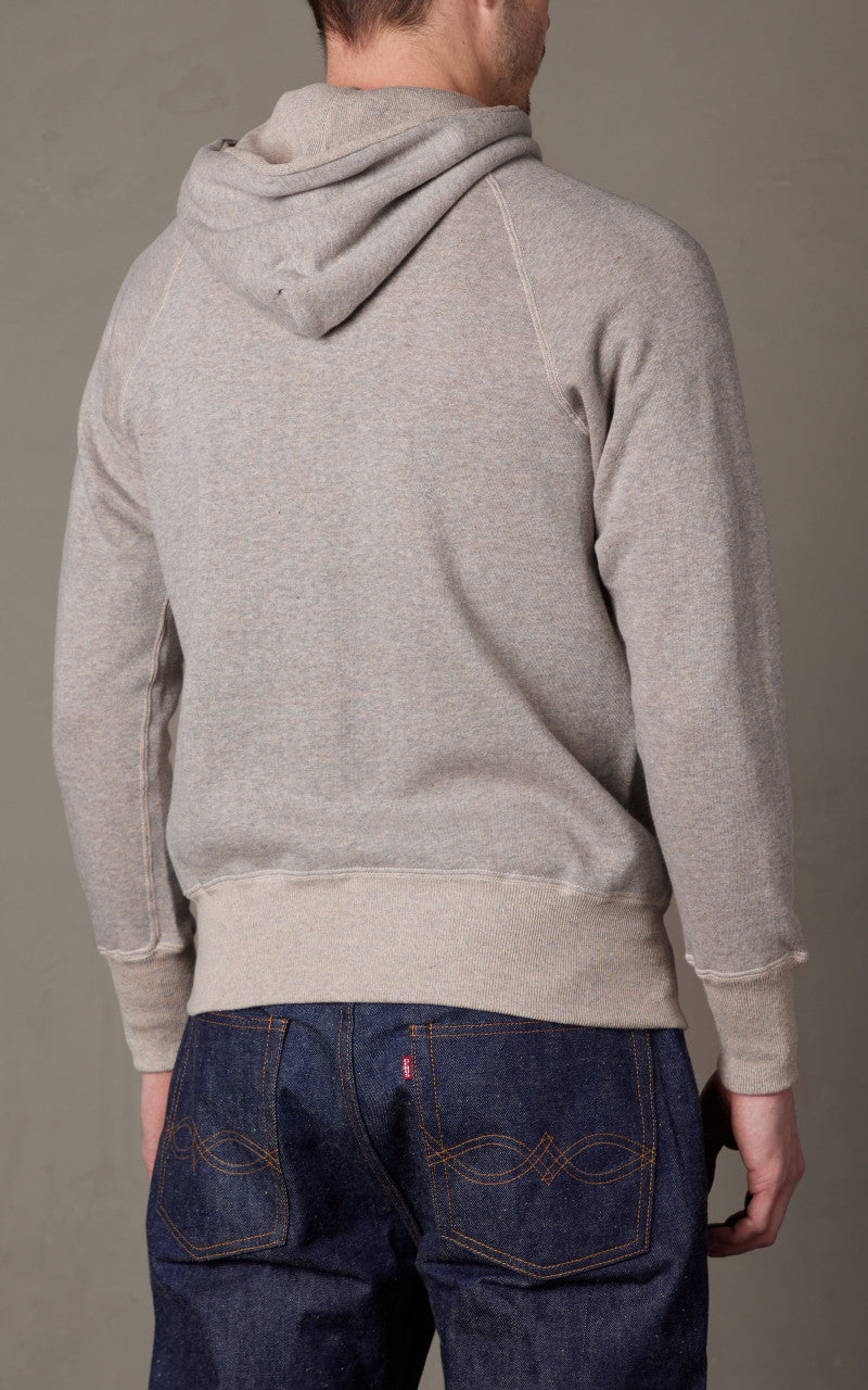 Warehouse & Co. Lot 451 Raglan Freedom Full Zip Hoodie Heather Grey