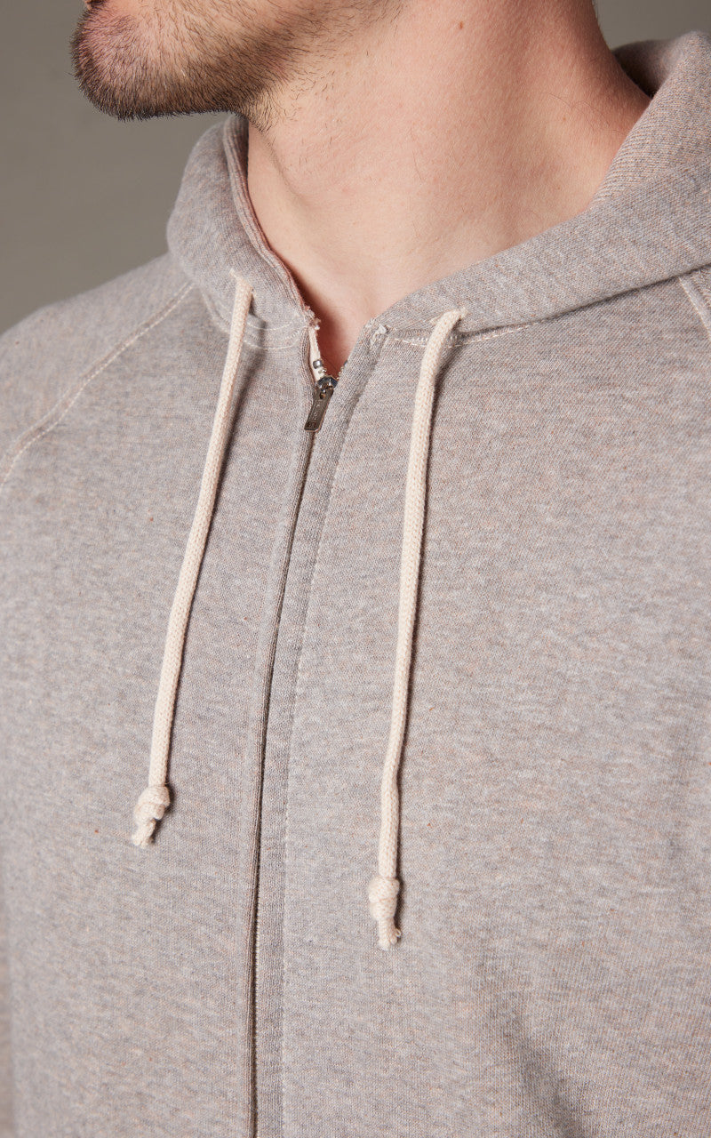 Warehouse & Co. Lot 451 Raglan Freedom Full Zip Hoodie Heather Grey