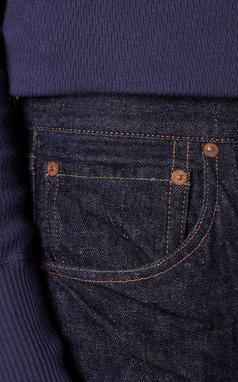 Warehouse & Co. Lot DD-1001XX 1947 Model "Duck Digger" Jeans One Wash Indigo