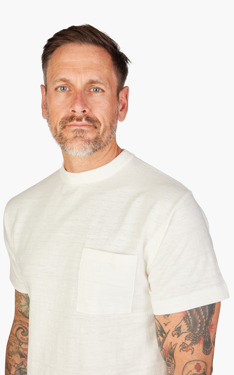 Warehouse & Co. 4601 Pocket T-Shirt Offwhite
