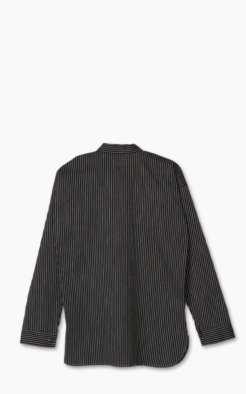 Warehouse & Co. Lot 3045 Striped Pullover Shirt Black