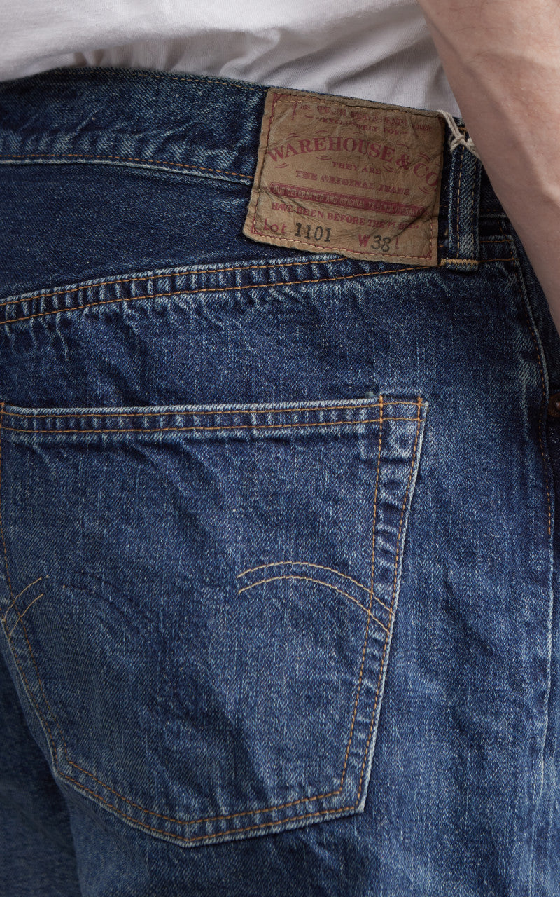 Warehouse & Co. Lot 1101 2nd Hand Jeans Used Wash Dark